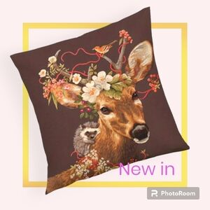 New Fall Elk Farm House Cushion Cover